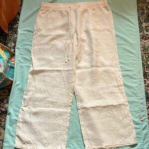 Style & Co. White Wide-Leg Pants